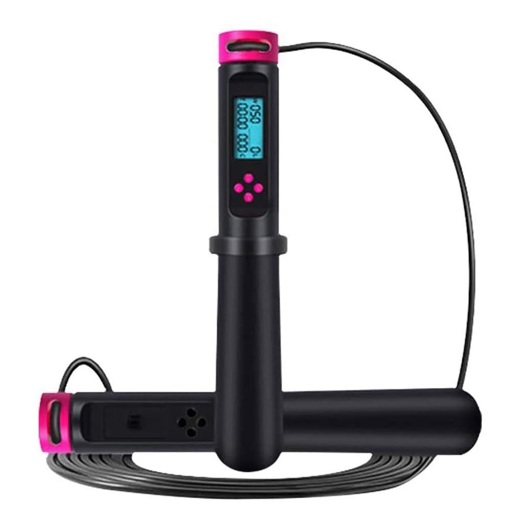 ZSH - Cuerda de saltar electrónica, contador de tiempo, cuerda de fitness, ideal para crossfit, MMA, HIIT, boxeo, entrenamiento de intervalos/doble bajo, A