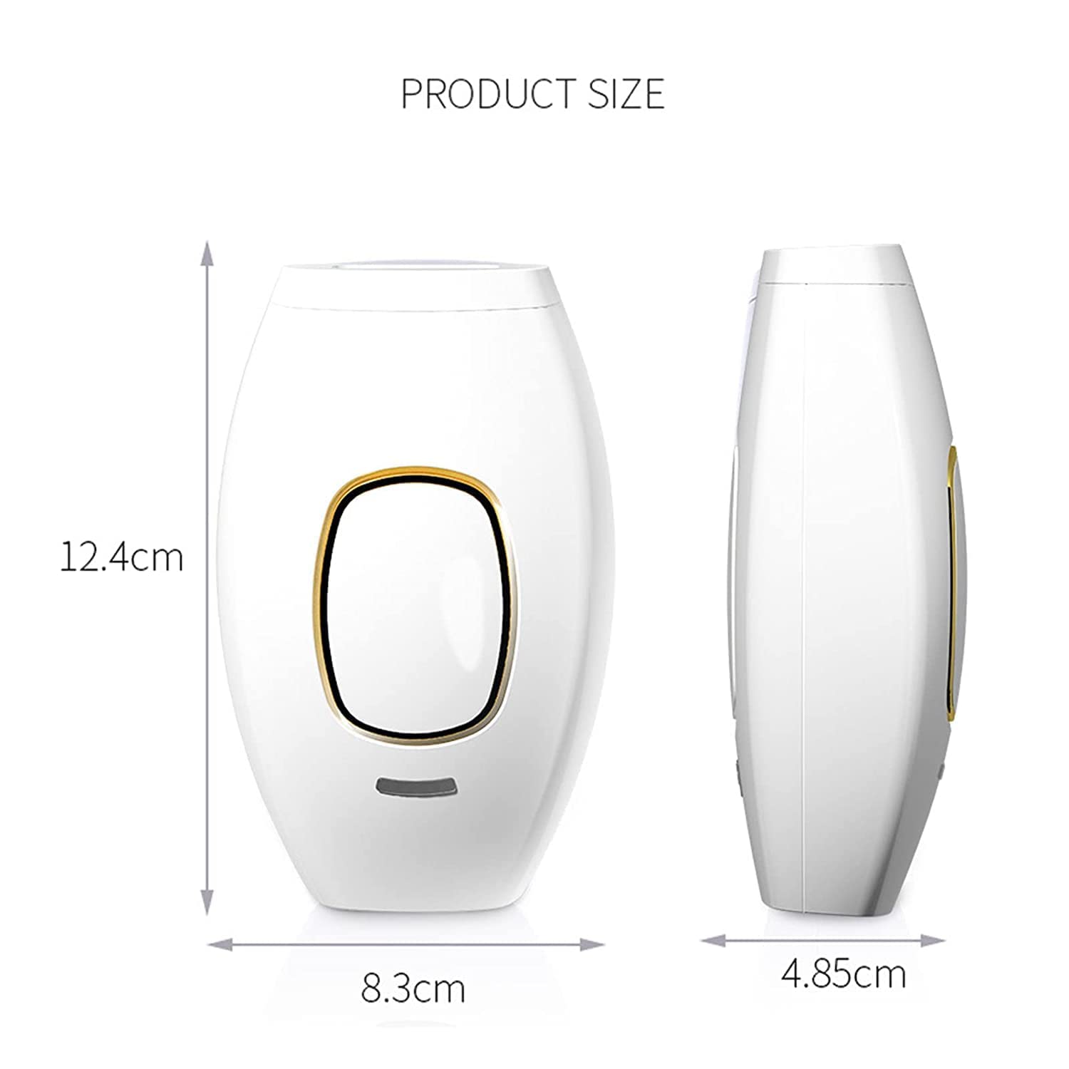 TURSHI Appareil Dépilation Au Laser 5Minskin avec Système De Refroidissement pour Femmes Hommes