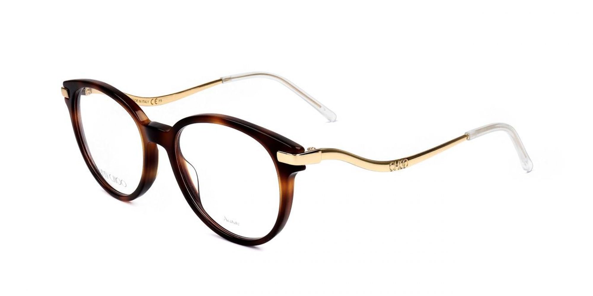 Jimmy Choo Women's 086 Jc280 Havana 49/17/145 Woman Eyewear Frame