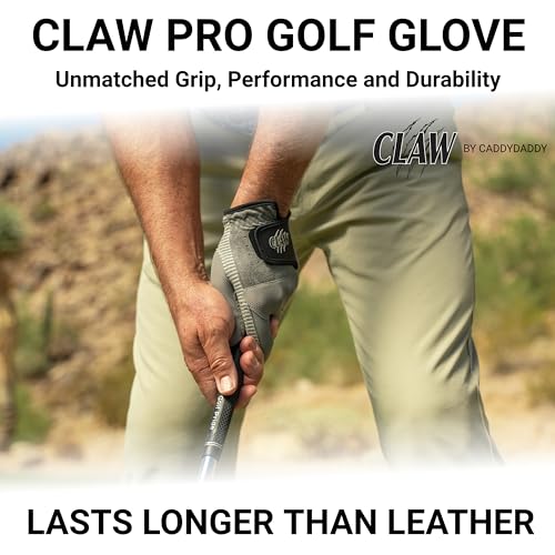 CaddyDaddy Claw Pro Golf Glove for Men - Breathable & Durable