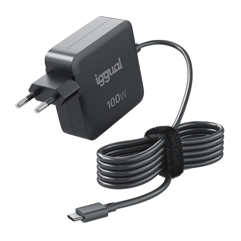 iggual Cargador portátil y móvil tipo C PD 100W