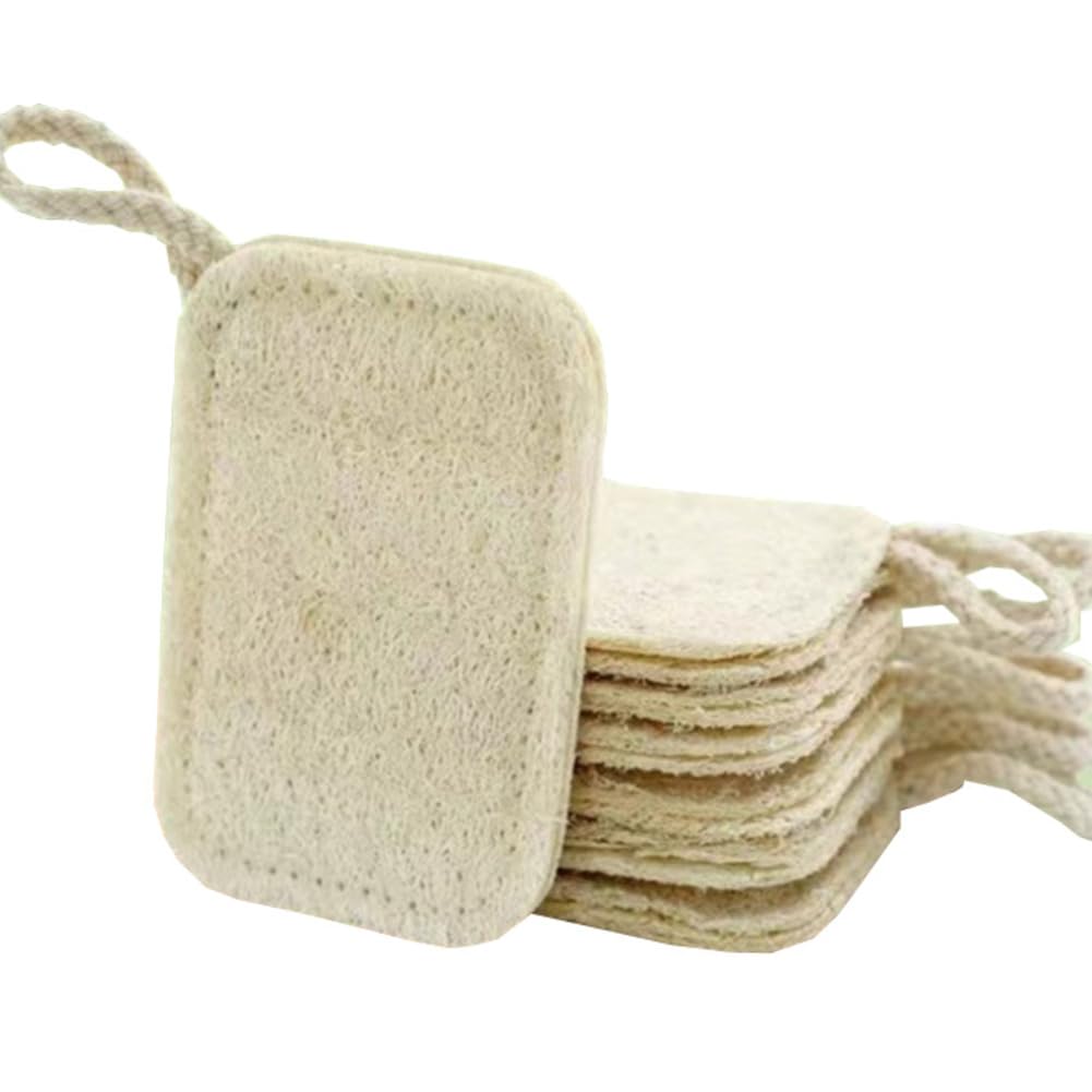 Luffa, 24 spugne da cucina, spugna per la pulizia, spugna per la pulizia, cuscino per sapone, spugna per la cucina, spugna abrasiva, spugna per la pulizia della torta