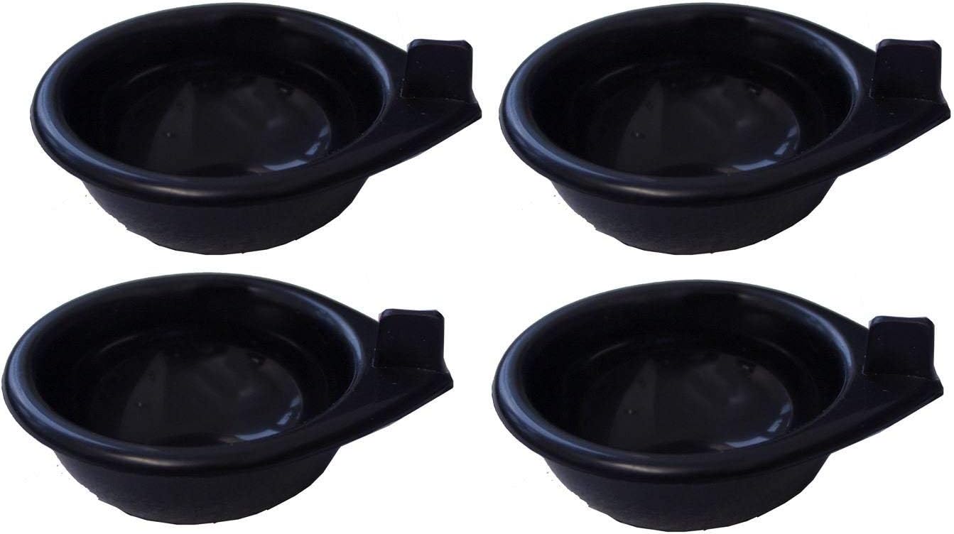 4 x Replacement Black Plastic Egg Poacher Cups Amazon.co.uk Home