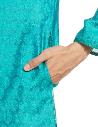 Image of Manthan Art Silk Casual Kurta for Men