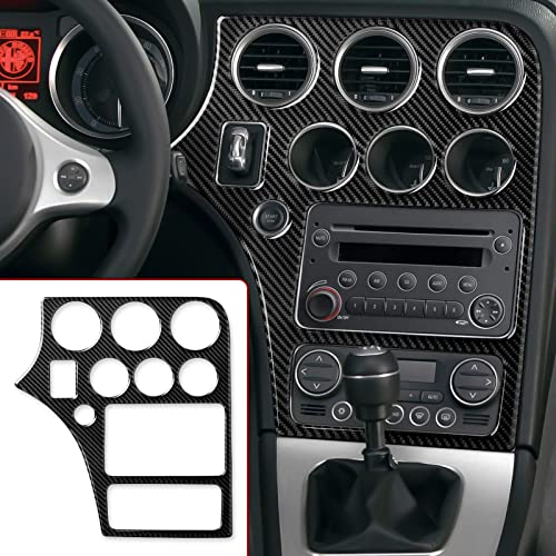 OYDDL - Autocollant pour voiture, CD Panel - En fibre de carbone - Compatible avec les accessoires Alfa Romeo 159, Brera Spider - 2004 2005 2006 2007 2008 2009 2010 2011 (CD-Panel)