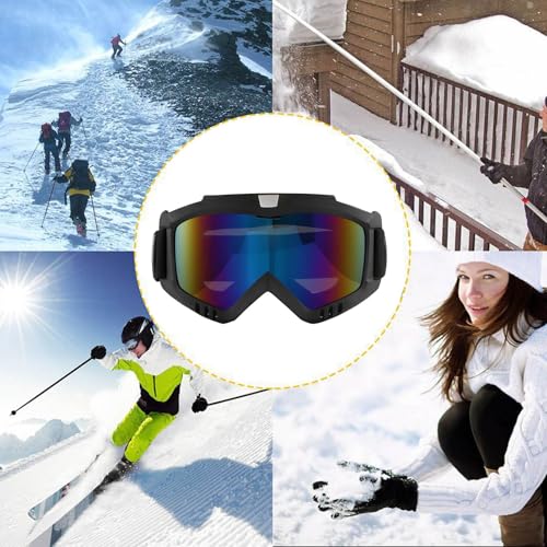 Lightweight Anti-Fog Ski Goggles with Adjustable Head Strap for Men Women (Orange) - image 5