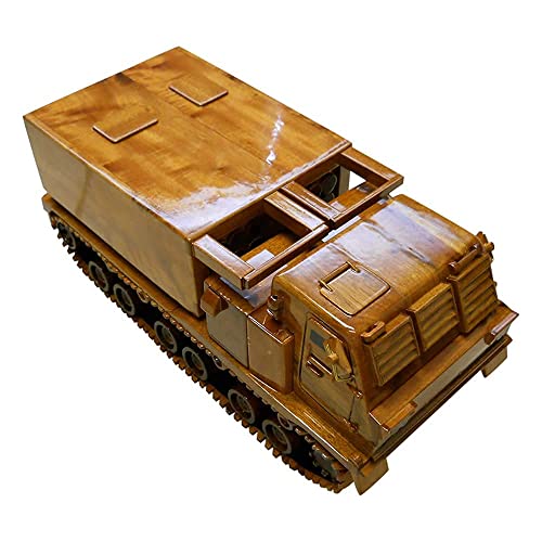 Tesaut MLRS Vehicle Mahogany Wood Desktop Model