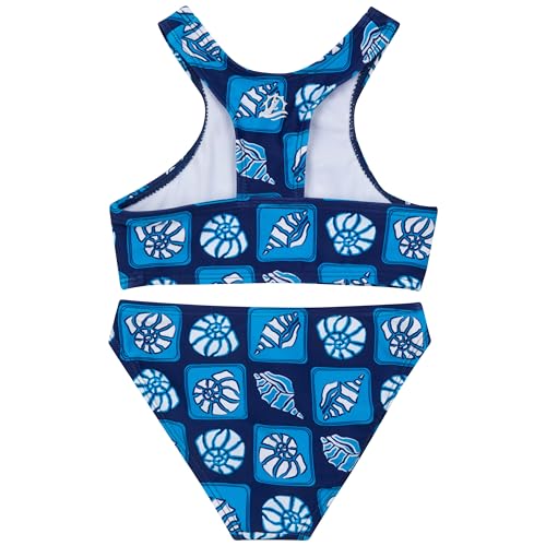 Image of SwimZip Girls' Halter Top and Bikini Bottom 2 Piece Set UPF 50+ Sun Protection