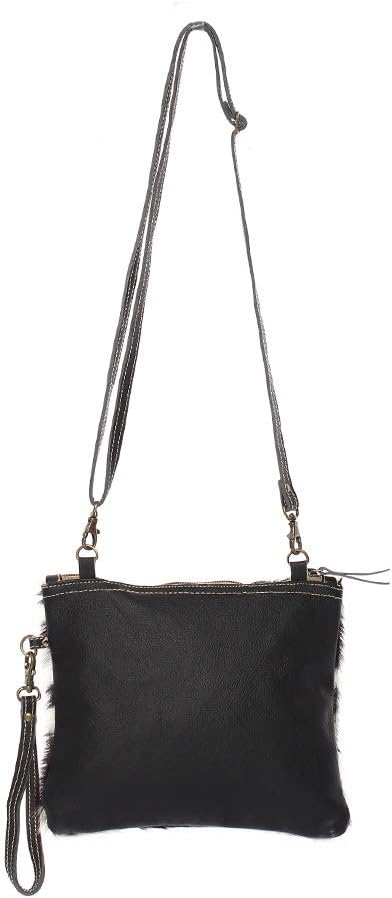 Myra Bag White & Black Cowhide Shade Bag S-1172 - Image 4