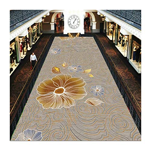 WJS Estilo Europeo casa Pasillo Porche balcón Alfombra Sala sofá Mesa de café Alfombra Hotel KTV (Color : A, Size : 160 * 500CM)