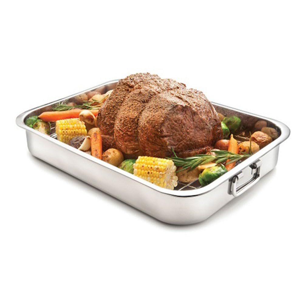 Kochteile Bratblech Ofenpfanne Grillrost 36*26*6CM(36*26*6CM)