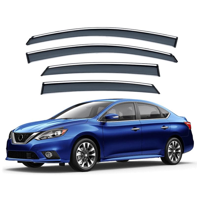 Déflecteurs de vent de voiture pour Nissan Sentra B17 | Équipement de vitres