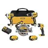 20V MAX* XR Cordless 4-Tool Combo Kit With 5.0Ah Batteries (DCK447P2)