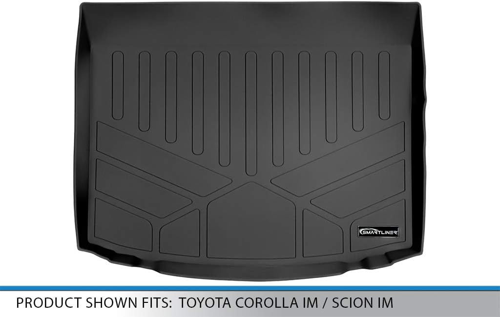 SMARTLINER All Weather Custom Fit Cargo Trunk Liner Floor Mat for 2016-2016 Scion iM - Image 3