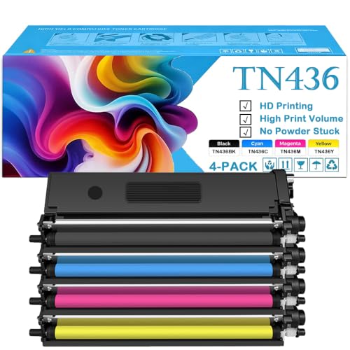 Cartouches TN436 haute capacité pour éviter les lignes blanches sur vos impressions Brother