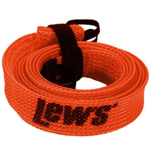 Lew's (SSOC2) Speed Sock Casting Rod Cover, Fits 7-Foot 3-Inch to 7-Foot 11-Inch Rods, Orange, Hook & Loop Strap for Storage