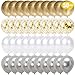 Globos Dorados Plateados Blancos SKYIOL Globo de Helio Metalizados Confeti Globos 30cm Látex Globos para Niños Niñas Cumpleaños Boda Baby Shower Graduación Comunion Bautizo Fiestas de Decoraciones