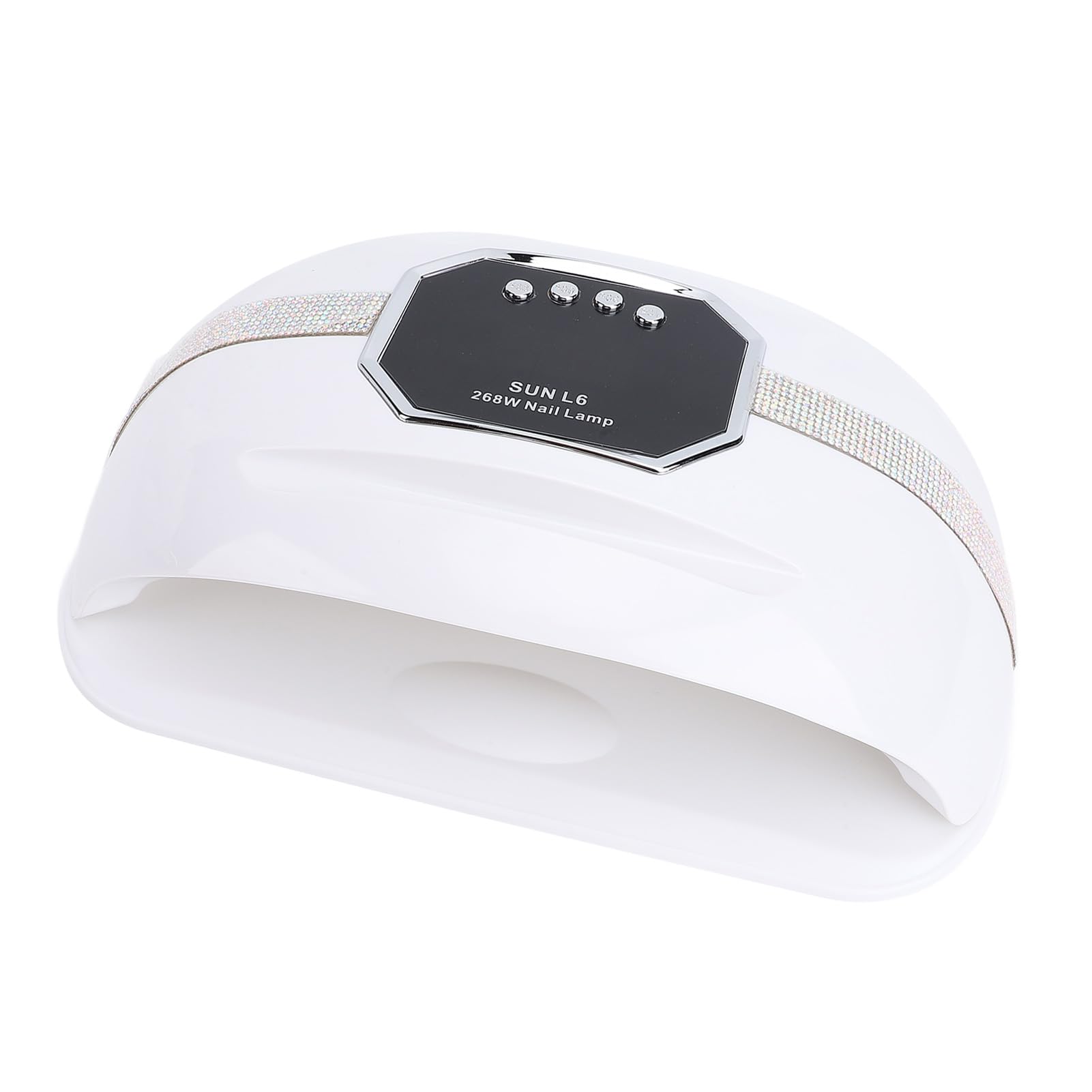 Dioche Lampa LED do Paznokci z Czujnikiem Automatycznym, Lampa żelowa do Paznokci o Mocy 268 W, Lakier żelowy do Paznokci, Nadaje się do Wszystkich Rodzajów Lakieru do Paznokci, (wtyczka UE)