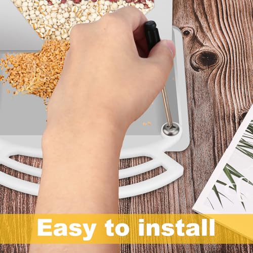 Image of Bird Feeder Perch Extension with 2 Screws Accessories for Extender Compatible with Bird Feeder
