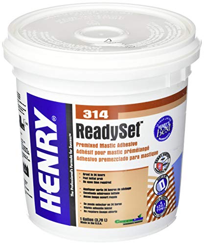 2 Set 12256 GAL #314 Cera Adhesive, 1 gal, Henry, WW Company, Off-White