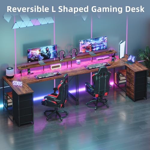 L shaped executive office desk