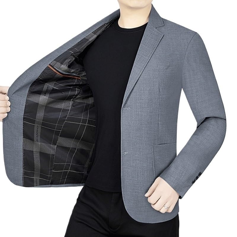 Casual Blazers Mens Casual Blazers Jacket Two Button Suit Jackets Lightweight Knit Sport Coat Western Sport Coats2