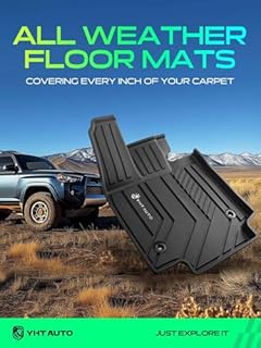 YHTAUTO Floor Mats Fit 2023-2026 Lexus RX /RX350 /RX350h /RX500h, NOT for RX450h+ PHEV, TPE All Weather Floor Liner Odorless Custom Fit Car Mats, 1st 2nd Row Liner