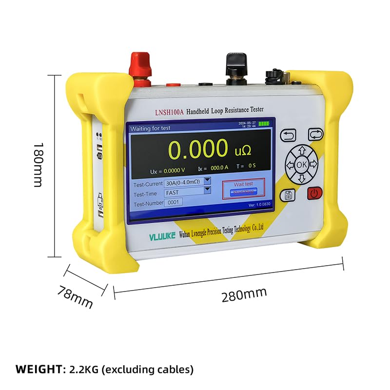 Handheld Loop Resistance Tester(with Printer) Circuit Resistance Tester
