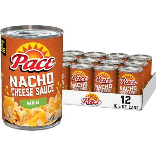 Pace Mild Nacho Cheese Sauce, 10.5 oz (12 Count)