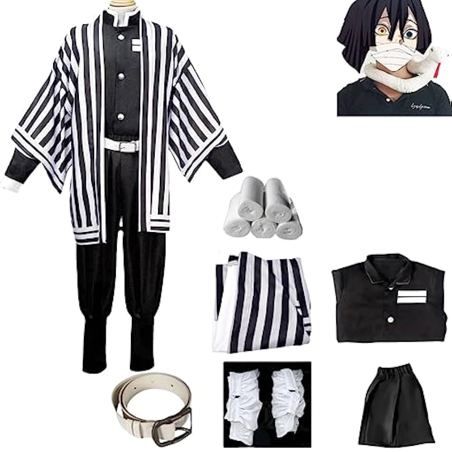 鬼滅の刃 伊黒小芭内 コスプレ衣装フルセット