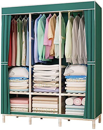Armario portátil solucion de almacenamiento textil para ropa en pisos de alquiler