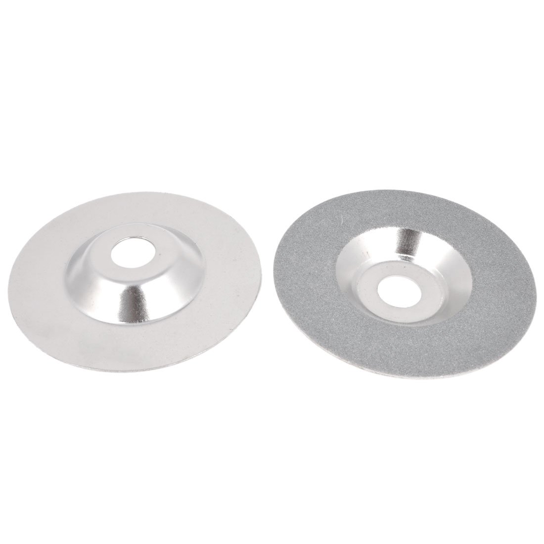 Aexit 100mm Dia Abrasive Wheels & Discs Diamond Cut Off Cutter Wheel Disc Die Grinder Silver Flap Wheels Tone 2pcs