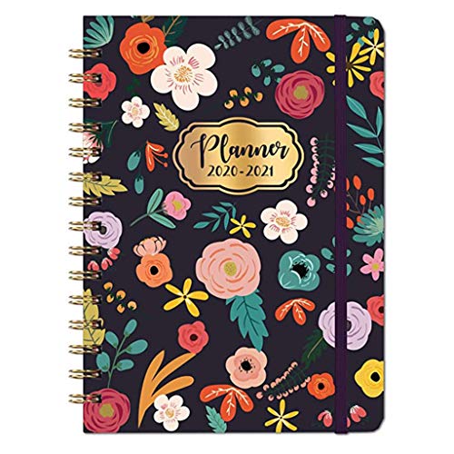 Monthly Planner 2020-2021 - Plan Your Weeks & Days Monthly Schedule Planner Divided Notebook with Durable Coated and Long Lasting Tab Dividers - 21.5X16 cm