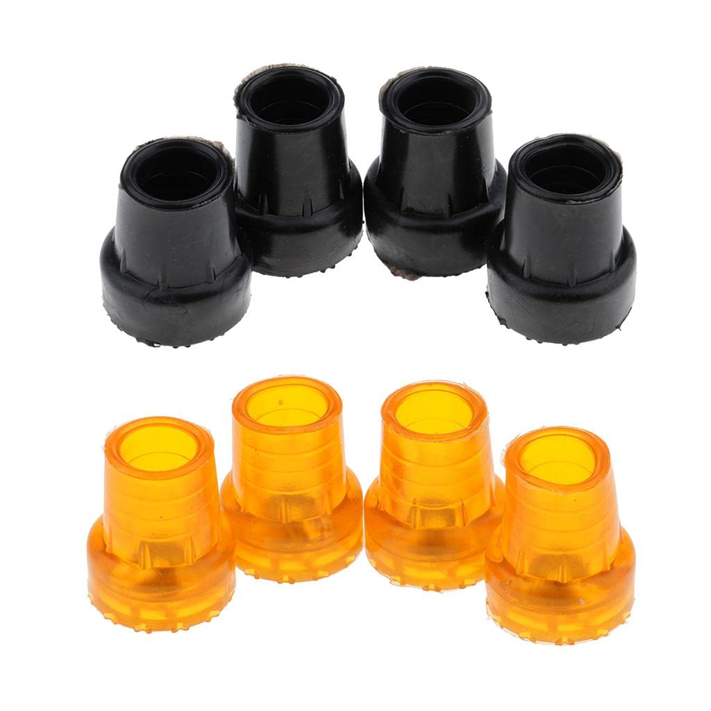 barenx 8X Stable 19mm Cane Replacement Tips End Non-Slip Bottoms