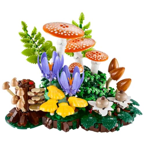 Miniatura 4 de LEGO Botanicals Setas del Bosque – Kit de Construcción con Plantas Artificiales: Setas Rojas y Flores Artificiales – Decoración para Salón y Dormitorio – Regalo de Manualidades para Adultos – 11505
