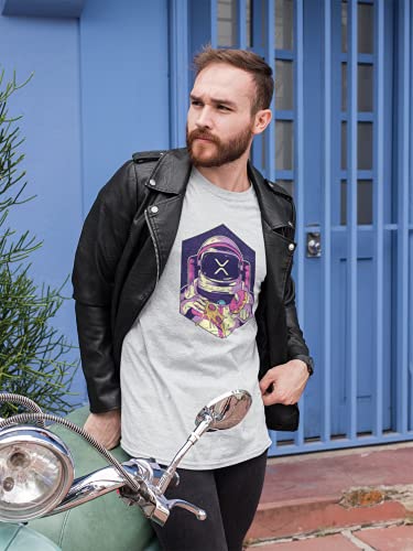 Men's Graphic T-Shirt Xrp Symbol Cryptocurrency to The Moon Eco-Friendly Limited Edition Short Sleeve Tee-Shirt - Image 4