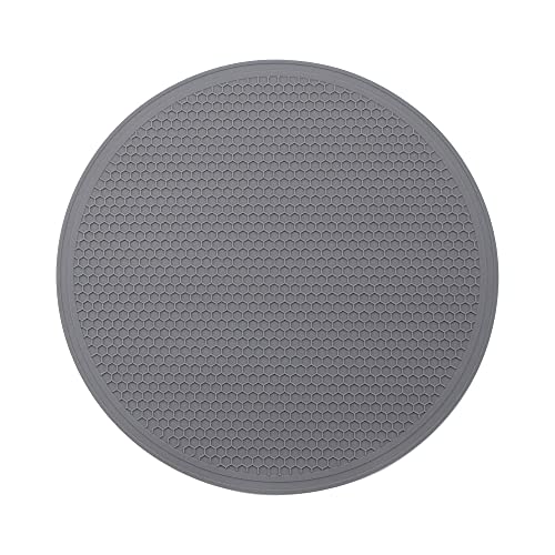 Tongjude Silicone Microwave Mat - 11.7\" x 11.7\" - Non-Slip Silicone Trivet, Hot Pot Holder, Jar Opener, Dishwasher Safe