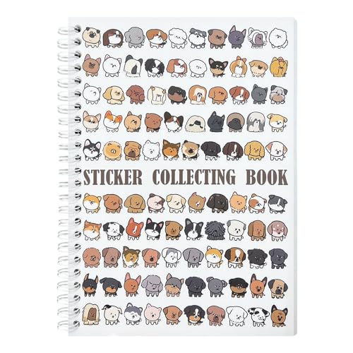 Álbum reutilizable para coleccionar pegatinas para adultos, 37 hojas de papel liberador | Cuaderno en blanco A5 sin usar para almacenamiento y organización de pegatinas, ideal para journaling, planificación y scrapbooking miniatura 1