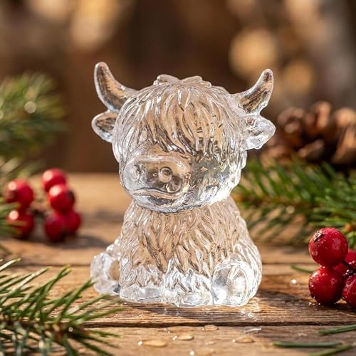 Molde para cubitos 3D vaca Highland mini de silicona miniatura 5