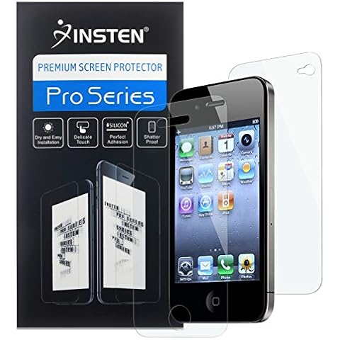 GTMax Clear Front & Back Body Protector Shield Guard with Cleaning Cloth for Apple iPhone 4 4G 16GB / 32GB 4th Generation Cover