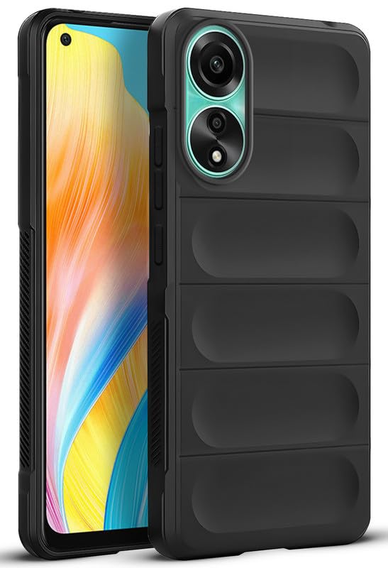 Mr. Case Silicone Back Cover Case for Oppo A78 4G | Comfort Grip Soft Touch Matte TPU | - Black (B0CN4FDCGS) Amazon Price History, Amazon Price Tracker