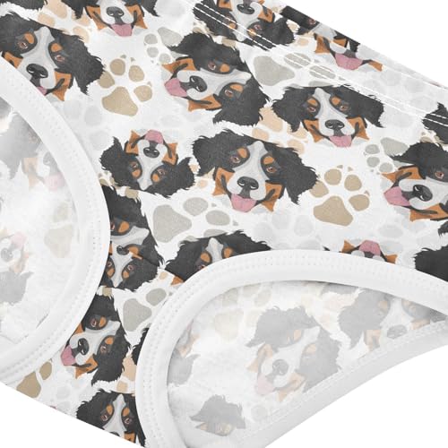 Girls' Underwear Bernese Mountain Dog Cotton Stretch Comfort Toddler Panties4