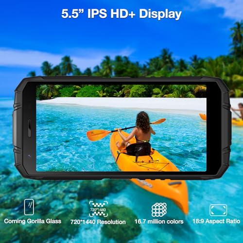 DOOGEE S41T (2025) Outdoor Handy Ohne Vertrag, 6300 mAh, 8GB RAM+64GB/ 1TB Erweiterbar ROM, Android...