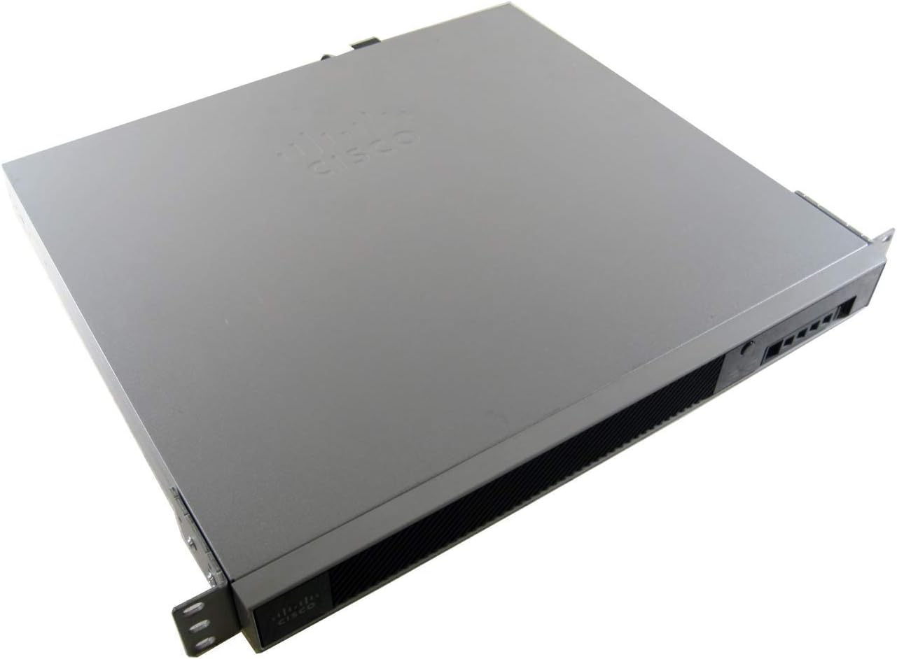 Cisco ASA5512-K9 with SW, 6GE Data, 1GE MGMT, AC, 3DES/AES, ASA 5512-X (Renewed)