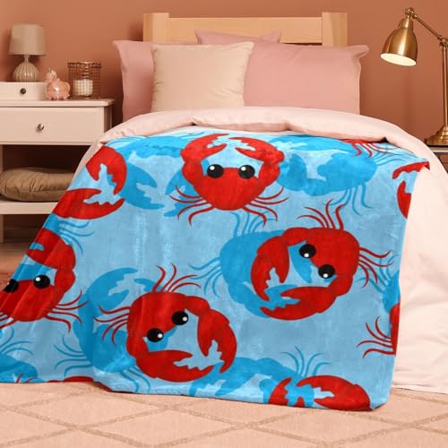 Couverture polaire crabe océan jeté de canapé chaud 150x200 - 8