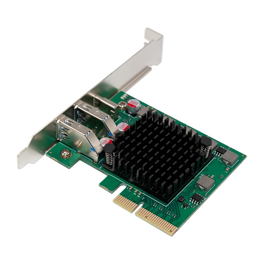 Carte USB 3.2 PCIe x4 Extension 2 Ports Type-C 20 Gbit/s