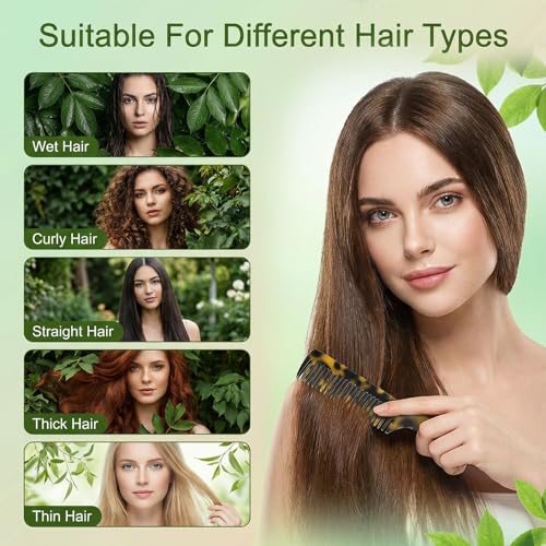 Pack de 3 Peines Rat Tail para Mujer, Cola fina y Antiestático miniatura 6