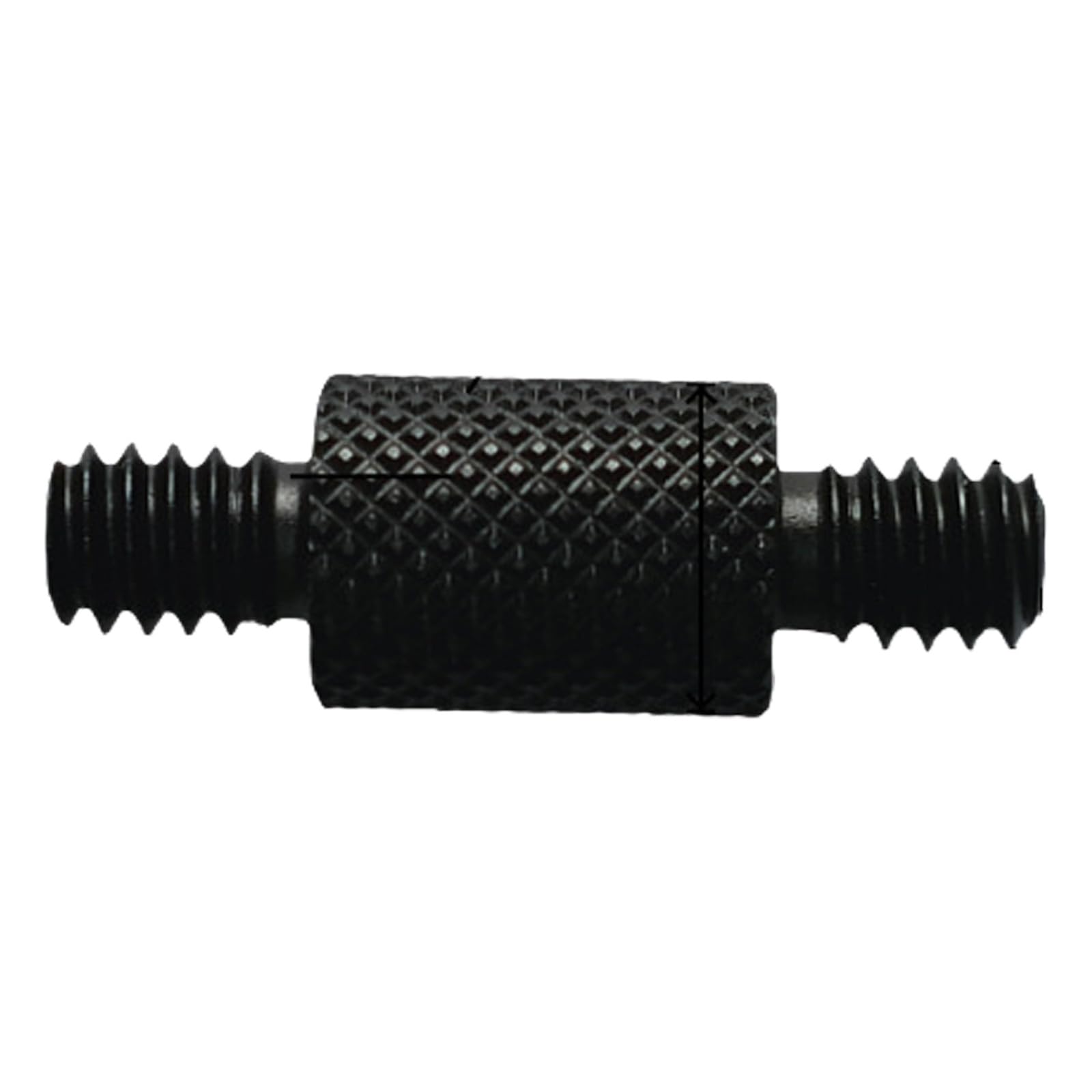 1/4" Tripod Screw Double Ended Aluminum Tripod Adapter with Knurled Grip for Photography Equipment Double Ended Screws