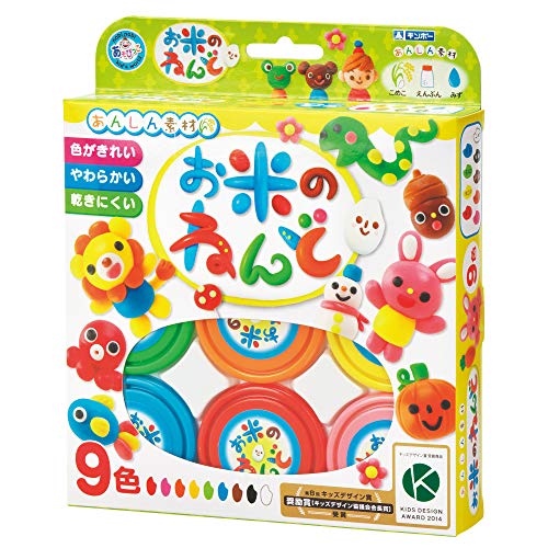 ???? Gimpo A-RD9ZF Rice Clay Set, 9 Color Set