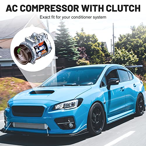 Image of New AC Air Condition Compressor w /Clutch for 2013-2018 Chevrolet Sonic L4 1.8L 1.8 (NOT for 1.4L Engine; for manual temp control only), 29167C, 42699130